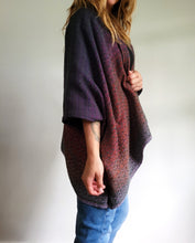 Load image into Gallery viewer, Cardigan -- dark green bamboo weft