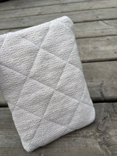Load image into Gallery viewer, small Woven & Jean soft pink quilted e-reader sleeve