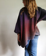 Cardigan -- dark green bamboo weft