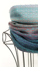 Load image into Gallery viewer, Cowl -- teal superwash merino wool
