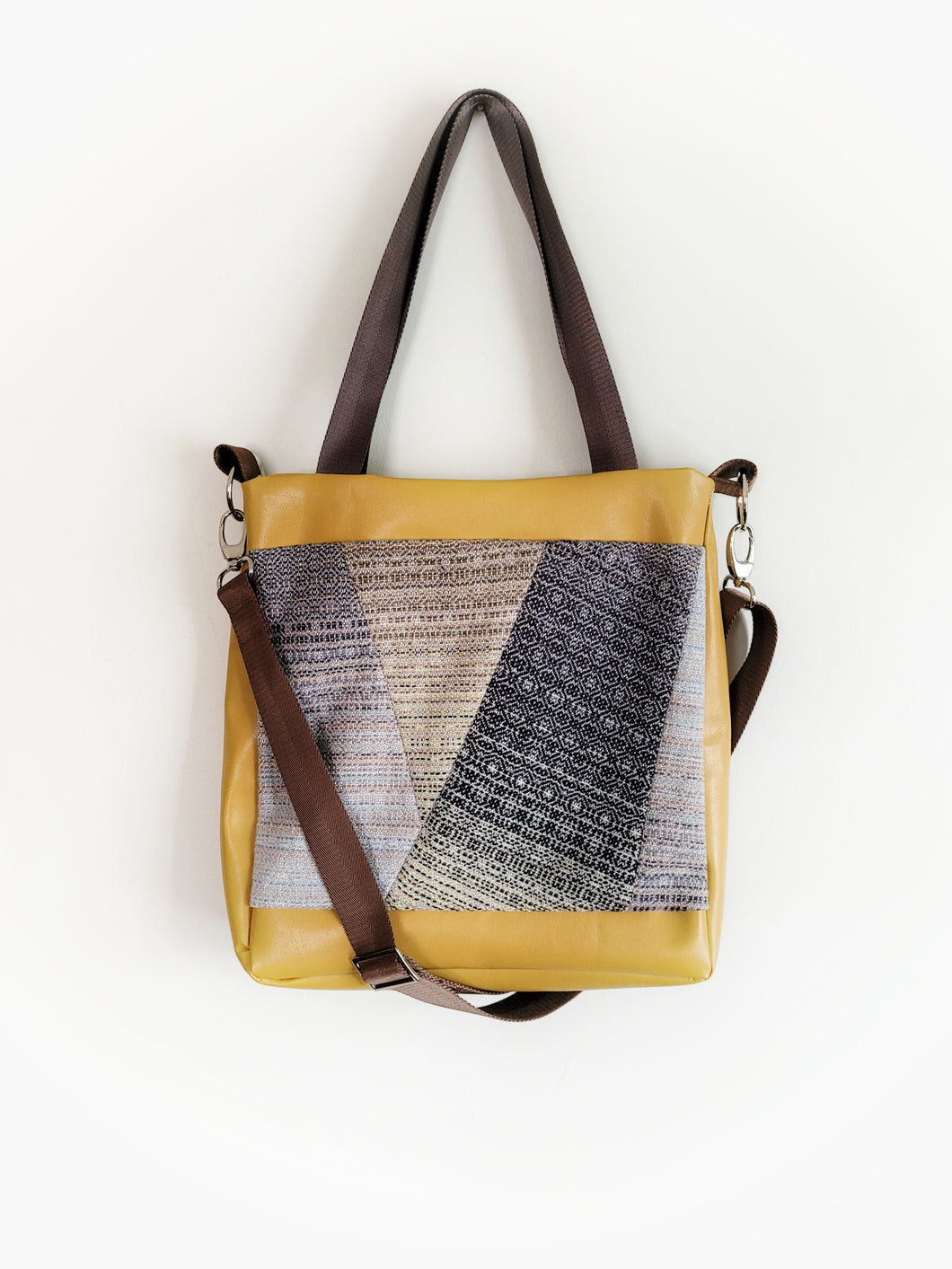 Patchwork Crossbody Tote