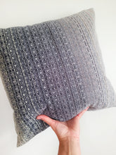 Load image into Gallery viewer, Envelope Pillow -- light grey tencel weft
