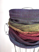 Load image into Gallery viewer, Cowl - burgundy cashmere/silk weft
