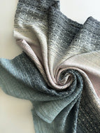 Cowl -- light grey slub cotton