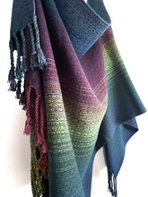 Load image into Gallery viewer, Blanket scarf - navy tencel
