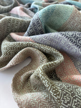 Load image into Gallery viewer, Blanket scarf -- pale green tencel
