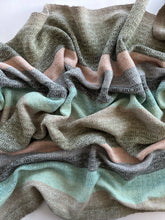 Load image into Gallery viewer, Blanket scarf -- pale green tencel
