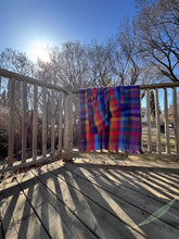 Load image into Gallery viewer, Blanket scarf - duster fringe, tencel weft
