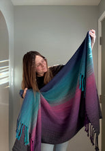 Load image into Gallery viewer, Blanket scarf - charcoal tencel
