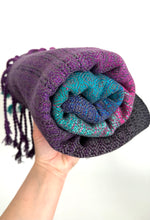 Load image into Gallery viewer, Blanket scarf - charcoal tencel
