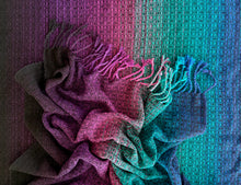 Load image into Gallery viewer, Blanket scarf - black tencel
