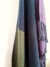 Load image into Gallery viewer, Blanket scarf - colour block tencel
