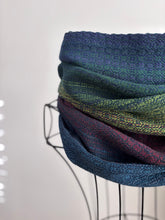 Load image into Gallery viewer, Cowl - Navy tencel weft
