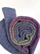 Load image into Gallery viewer, Cowl - purple superwash merino weft
