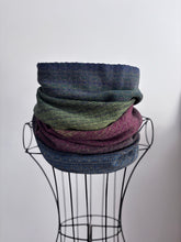 Load image into Gallery viewer, Cowl -  olive cotton weft
