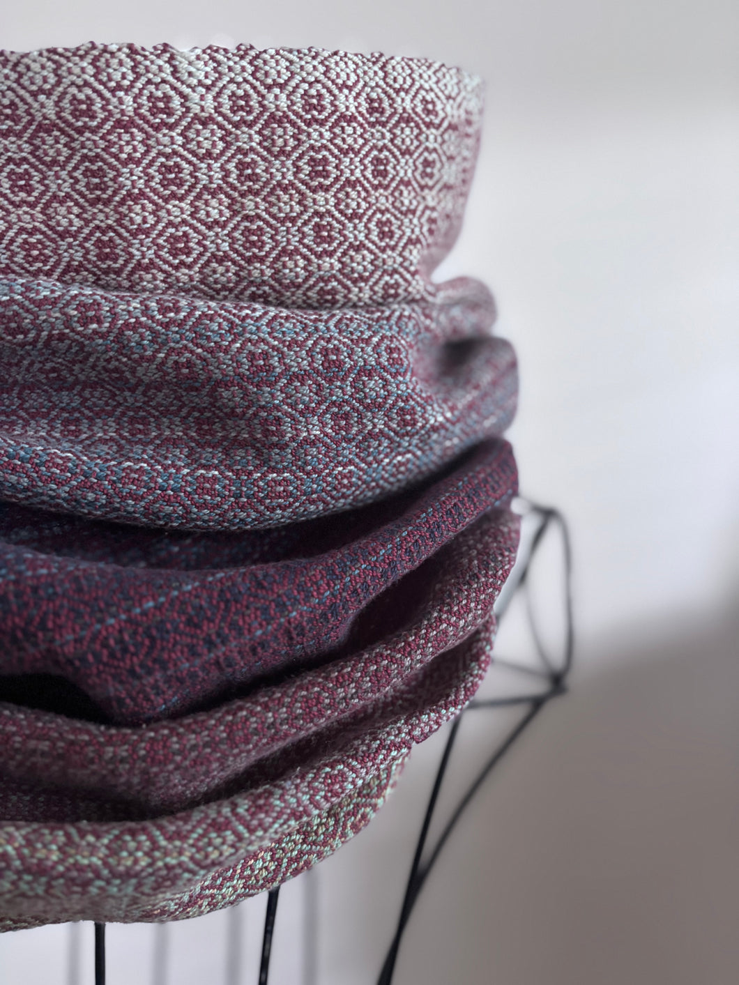 Cowl - raspberry cotton