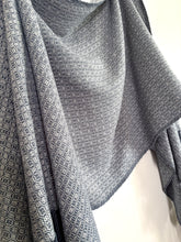 Load image into Gallery viewer, Blanket scarf - white tencel weft
