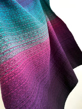 Load image into Gallery viewer, Cowl - dark purple cotton weft
