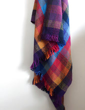 Load image into Gallery viewer, Blanket scarf - duster fringe, tencel weft
