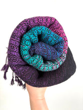 Load image into Gallery viewer, Blanket scarf - black tencel
