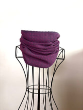 Load image into Gallery viewer, Cowl - light weight fuschia cotton weft
