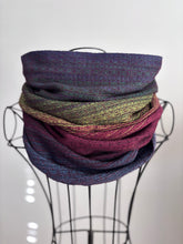 Load image into Gallery viewer, Cowl - burgundy cashmere/silk weft
