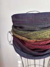 Load image into Gallery viewer, Cowl - burgundy cashmere/silk weft
