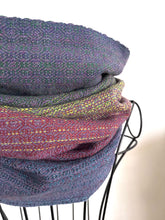 Load image into Gallery viewer, Cowl - purple superwash merino weft
