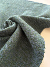 Load image into Gallery viewer, Fabric - green Superwash merino weft
