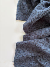 Load image into Gallery viewer, Fabric - black silk noil weft
