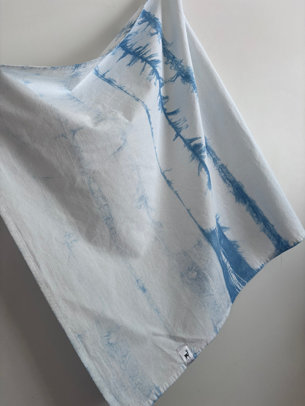 Tea towels - indigo (a)