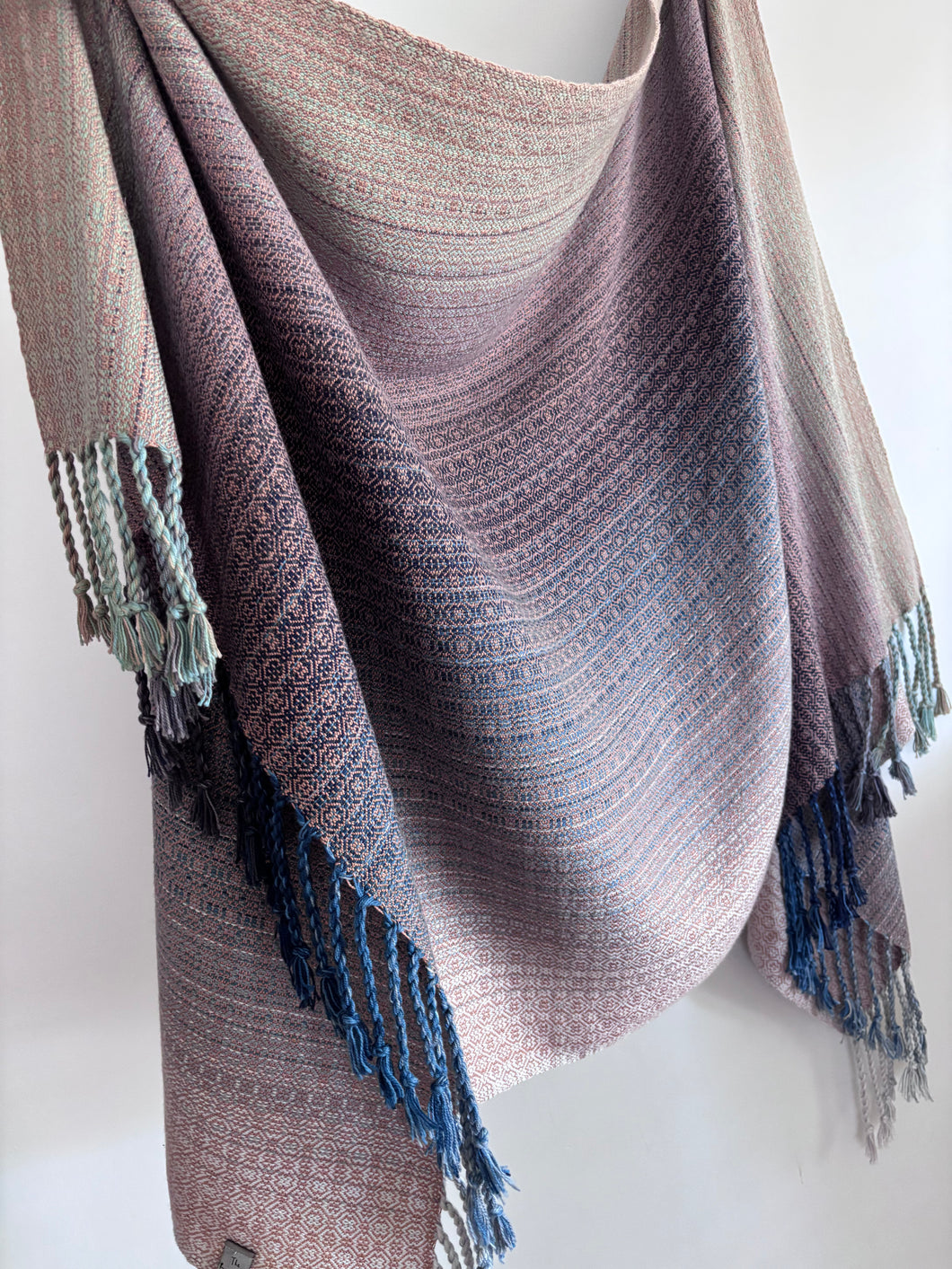 Blanket scarf - copper tencel