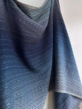 Load image into Gallery viewer, Blanket scarf - dark royal blue tencel
