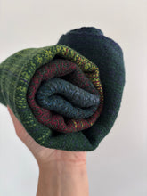 Load image into Gallery viewer, Cowl - thin weft dark green bamboo
