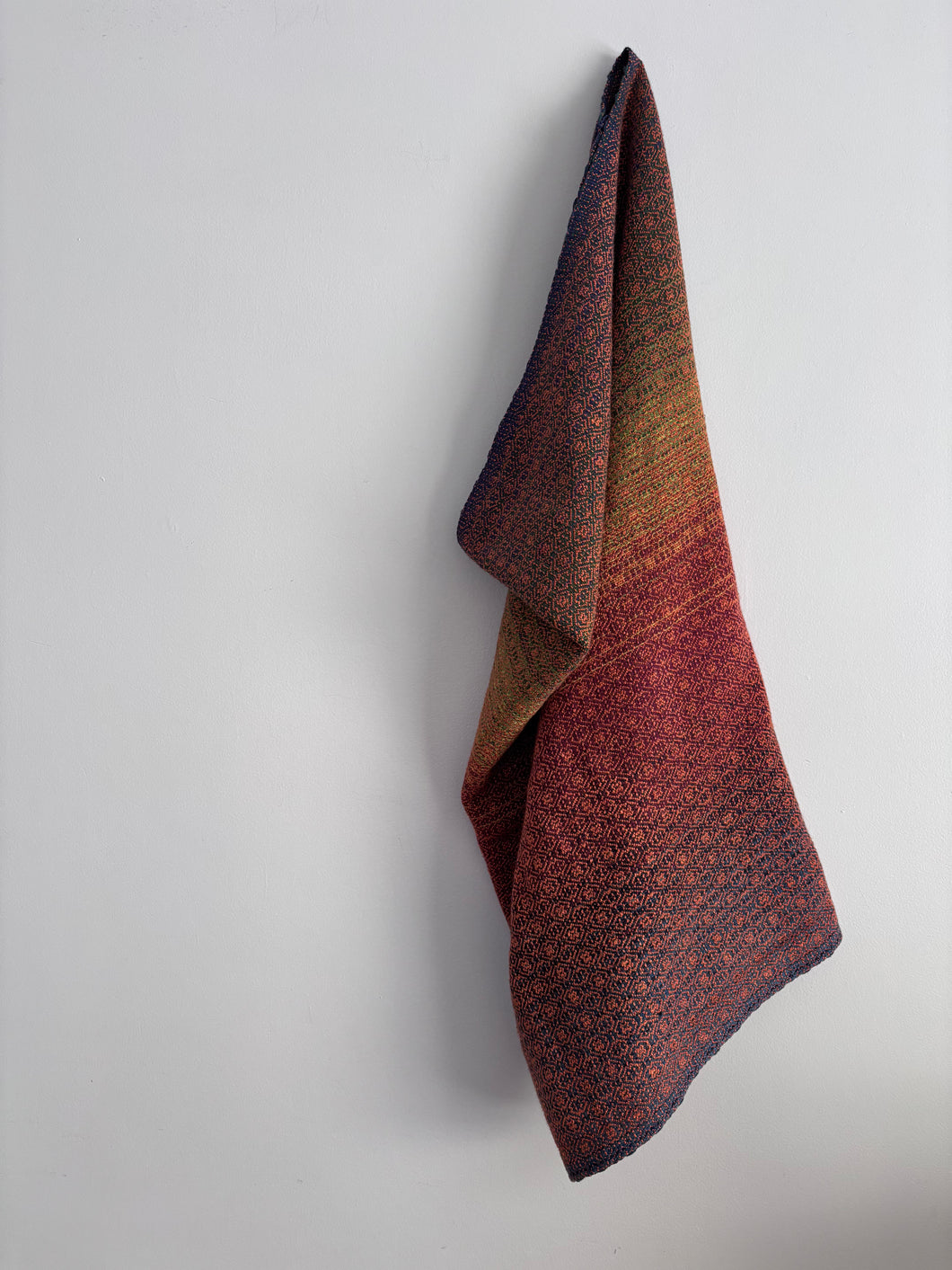 Cowl - orange bamboo weft