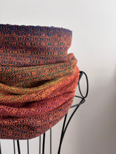 Load image into Gallery viewer, Cowl - orange bamboo weft

