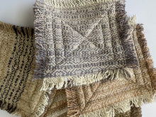 Load image into Gallery viewer, Handwoven coasters - natural cotton weft (5pk)
