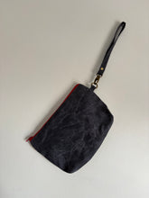 Load image into Gallery viewer, Woven pouch - red zipper
