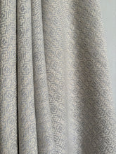 Load image into Gallery viewer, Blanket scarf - light blue bamboo weft
