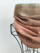 Load image into Gallery viewer, Cowl -- persimmon superwash merino tweed
