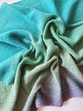 Load image into Gallery viewer, Cowl -- turquoise superwash merino
